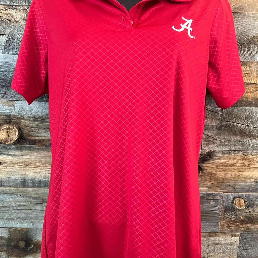 Rhoback Alabama Antigua Women's Red Polo Shirt. Like New.